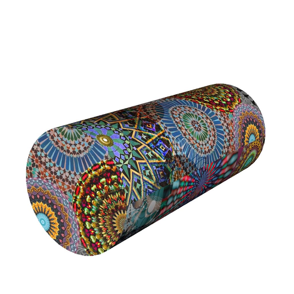 Bertoni Thermoelastisches Anatomisches Rollenkissen, Ideal für die Gesundheit der Wirbelsäule, Komfort und Design Karuzela Ø15x40 cm