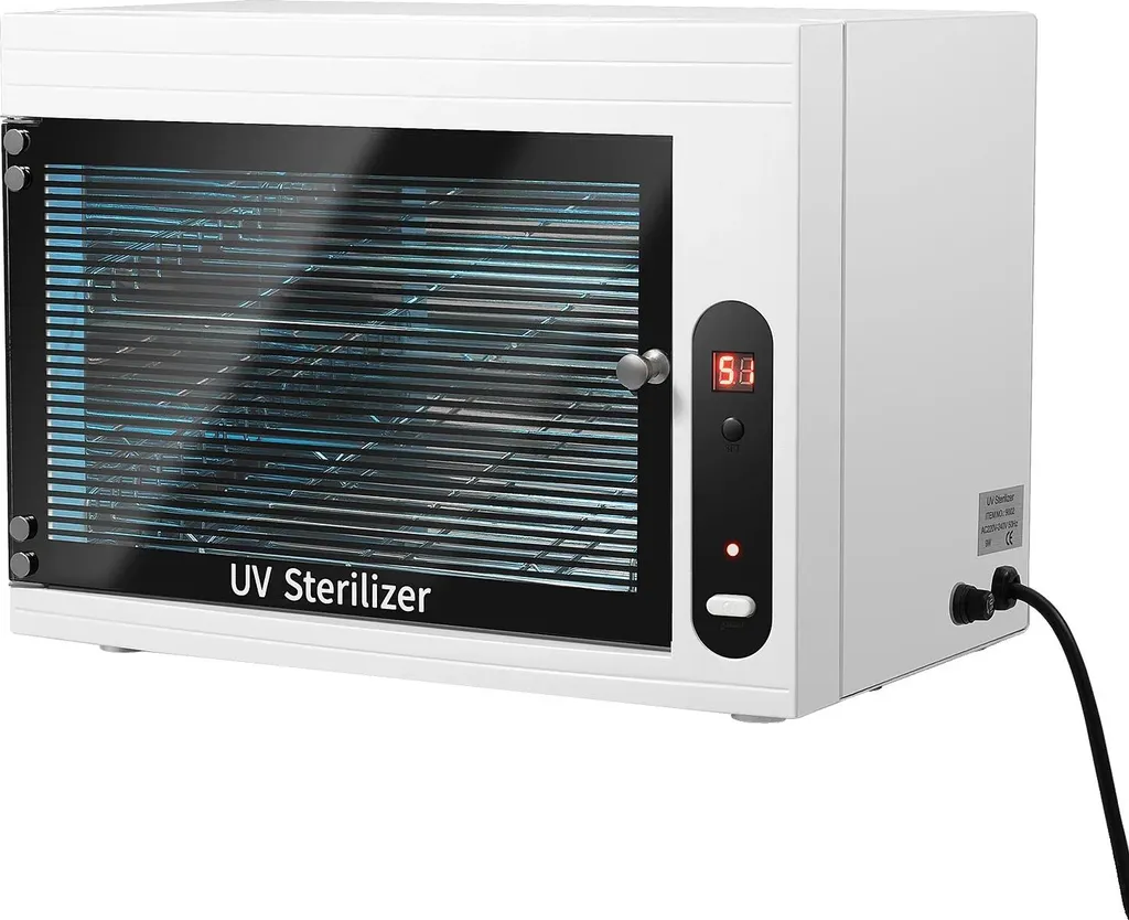 Désinfecteur UV 10L Blanc pour Salon de Beauté et Hygiène de la Maison