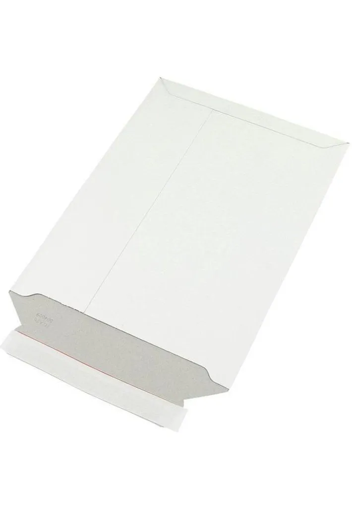 Enveloppe carton rigide A4 blanche 240x315 mm pour envoi sécurisé SK