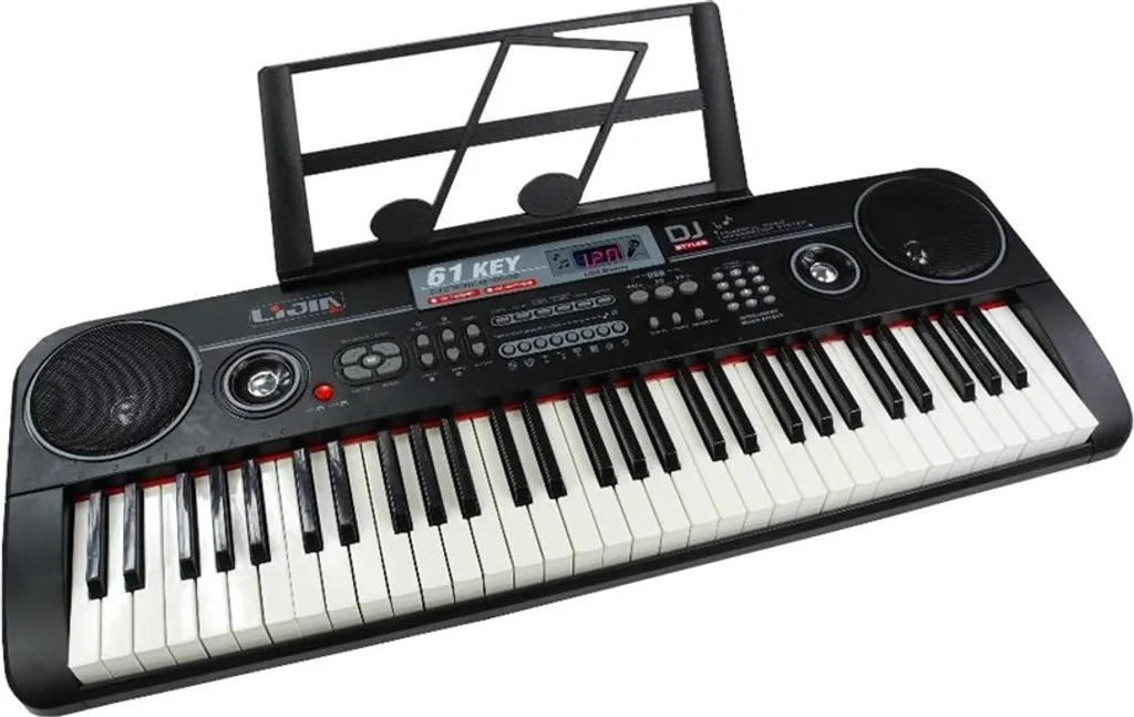 Orgue à clavier 328-06 multifonction avec micro et secteur noir - 2