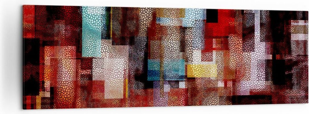 Bild auf Leinwand - Leinwandbild - Abstraktion modern - 160x50cm - Wand Bild - Wanddeko - Leinwanddruck - Bilder - Kunstdruck - Wanddekoration - Le...