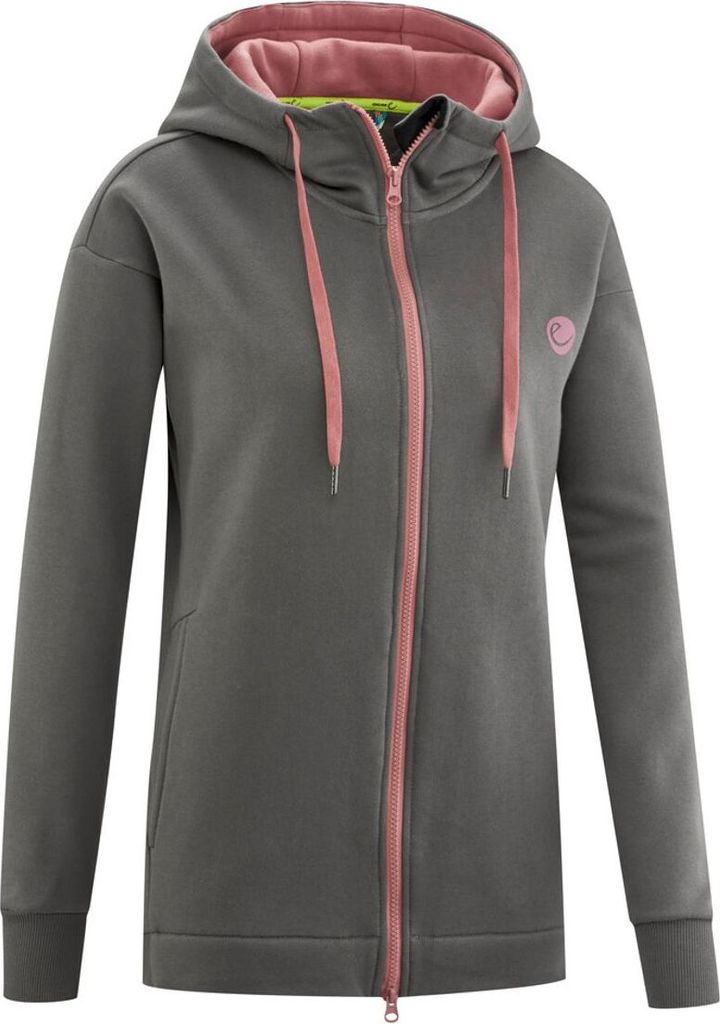 Damen Spotter Zip Hoody (Kapuzenjacke) - Edelrid, Farbe:anthracite, Größe:L