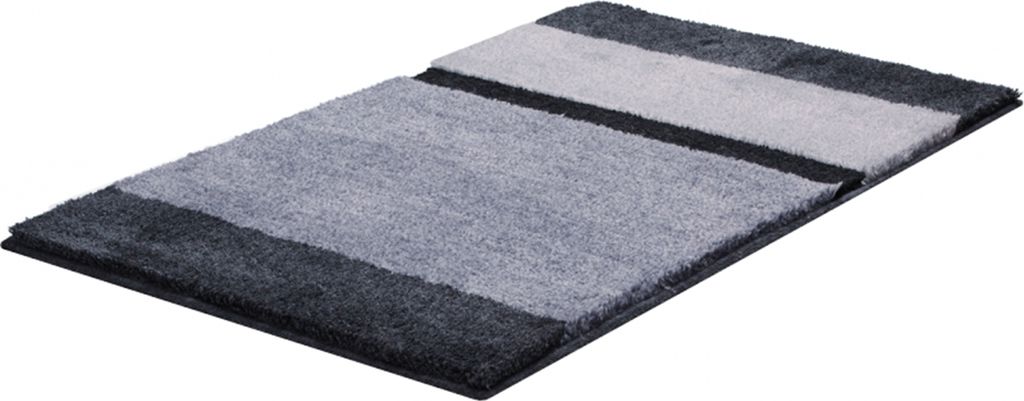 Grund Badteppich ROOM - 100% Polyacryl SUPERSOFT, Farbe:Anthrazit, Größe:70x120 cm