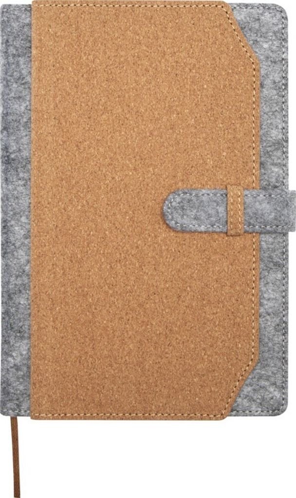 Notizbuch "Viviana", Kork, recyceltes Material, A5 PF4494 (Einheitsgröße) (Natürlich)