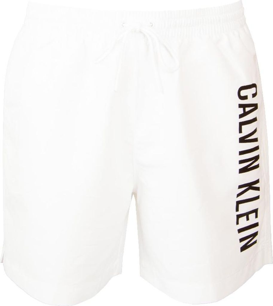 CK CALVIN KLEIN Herren-Badehose mit aufgedrucktem Logo, elastischem Bund mit Kordelzug, Artikel ZM0ZM02362, L, Poliestere 100%