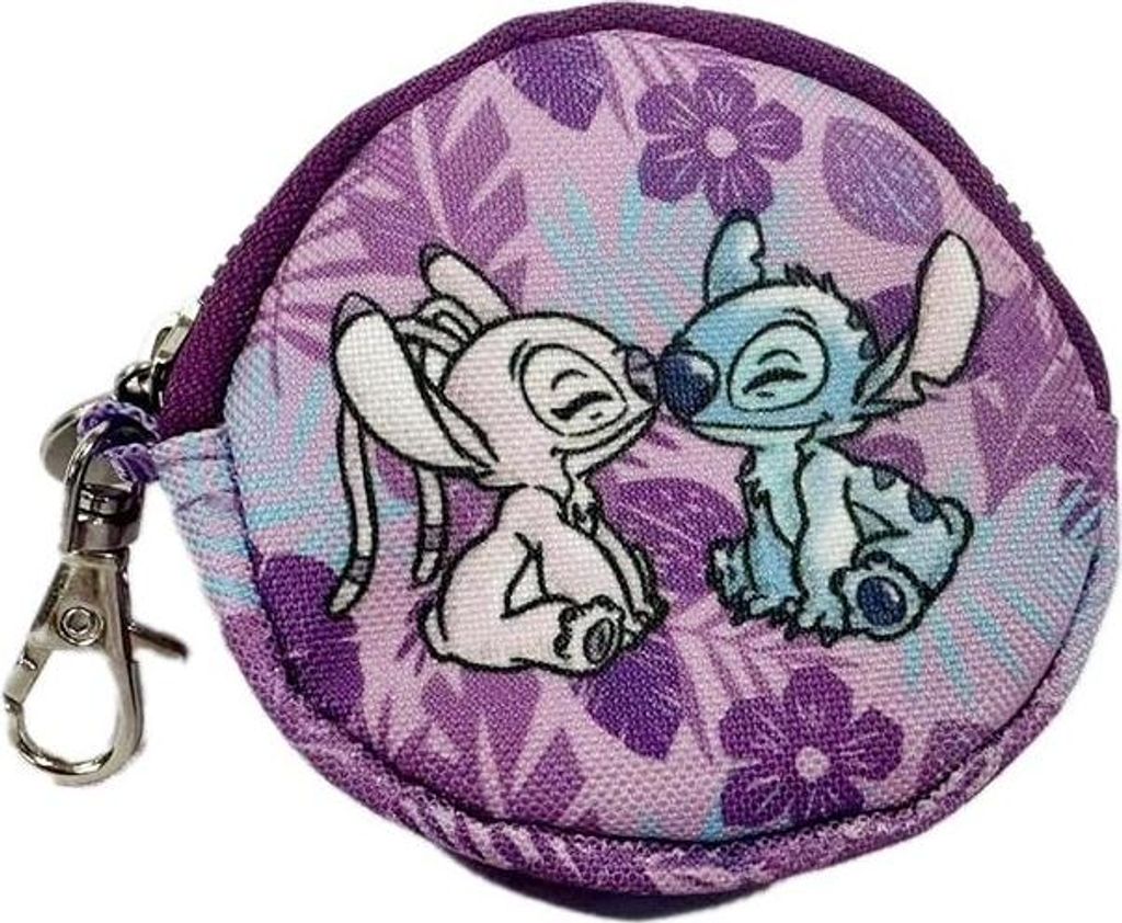 Cerda - Stitch & Angel - Ohana - Cookie Coin Purse - 9X2,5Cm