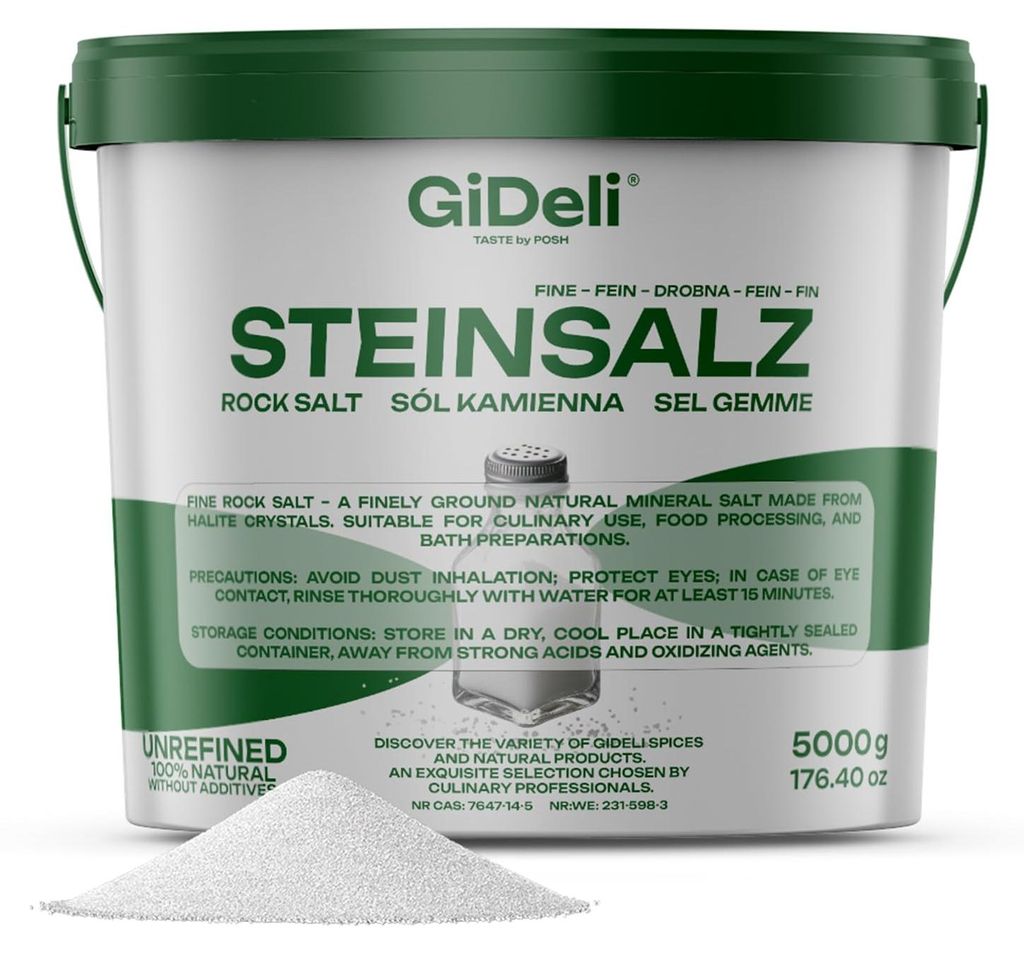 Steinsalz 5kg Fein Natursalz Speisesalz Badesalz Halit Ohne Produktbild 