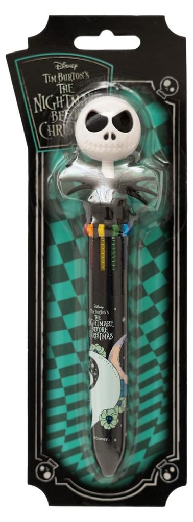 Grupo Erik Kugelschreiber 10 Farben Jack Skellington - Nightmare Before Christmas - Disney Fanartikel | 10-in-1 Multicolor - Mehrfarbiger Stift