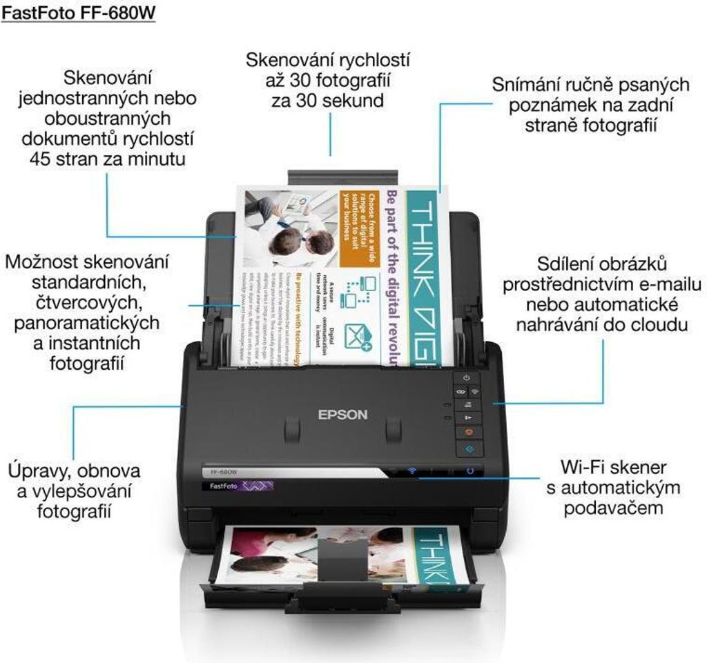 Epson FastFoto FF-680W Obrázok produktu 5