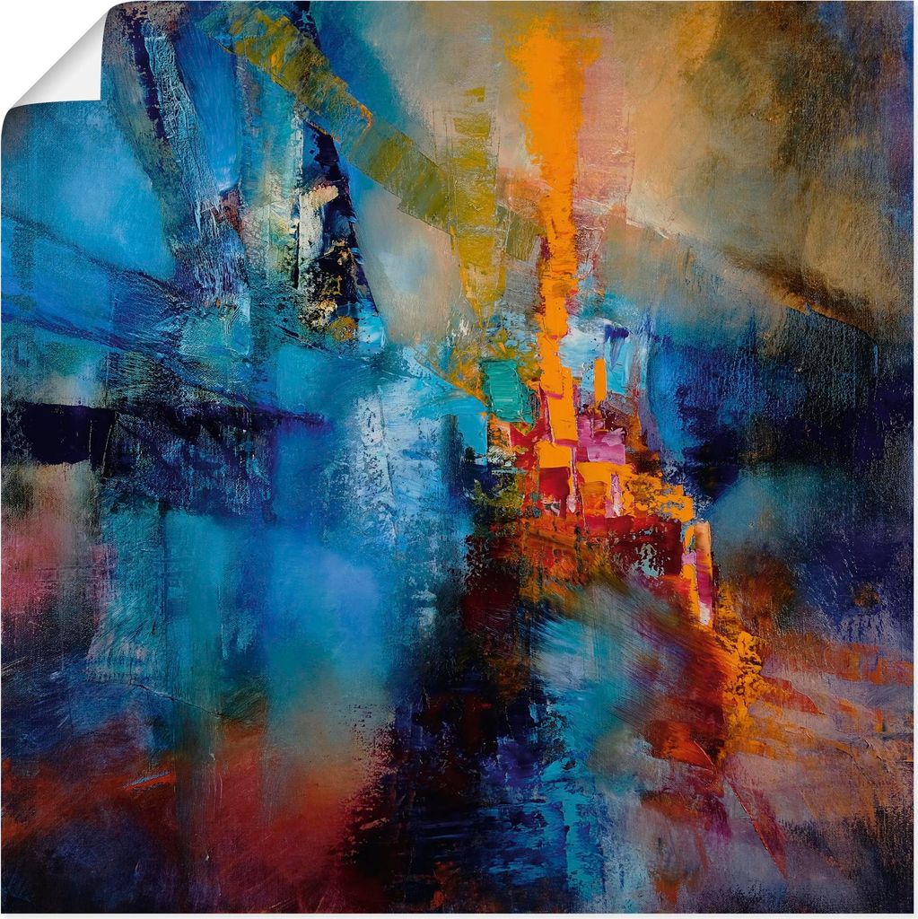 ARTland Poster Kaskaden Größe: 50x50 cm