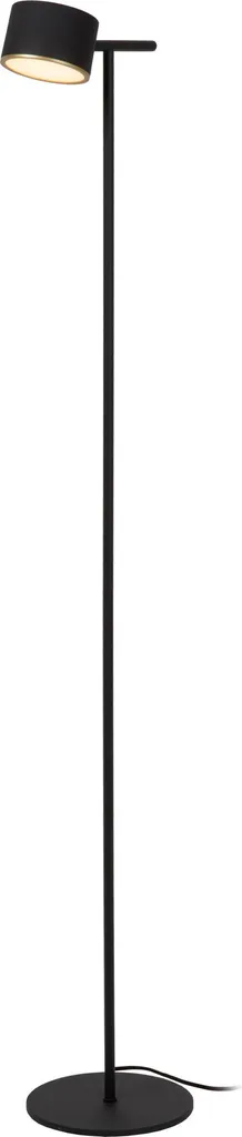 Lampadaire réglable LED 8W lumière chaude 130 cm noir mat par GIAN