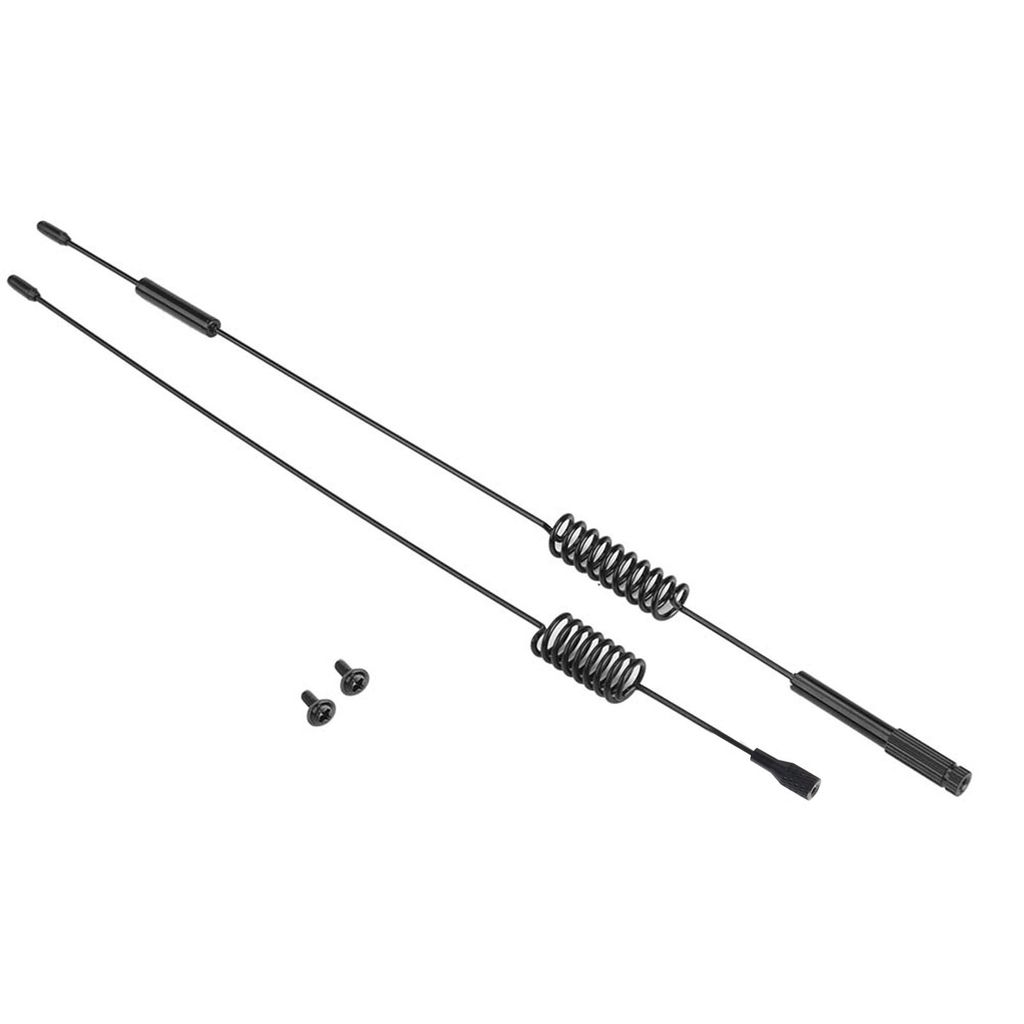 Metall Zubehör, 2-teilig, Antennen-Set, für Traxxas TRX-4 RC Crawler, Deko & Funktions-Upgrade