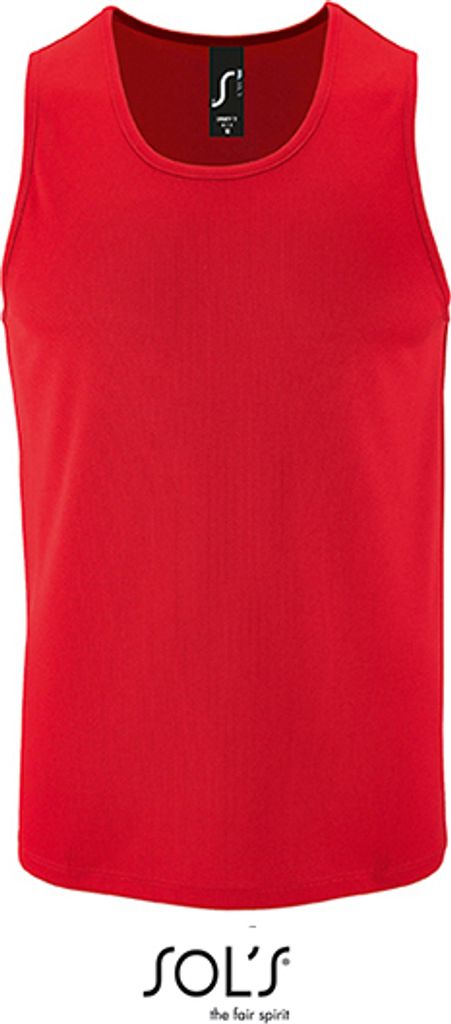 SOLs 02073 | Herren Sports Tank Top Sporty - Farbe: Red - Produktbild 