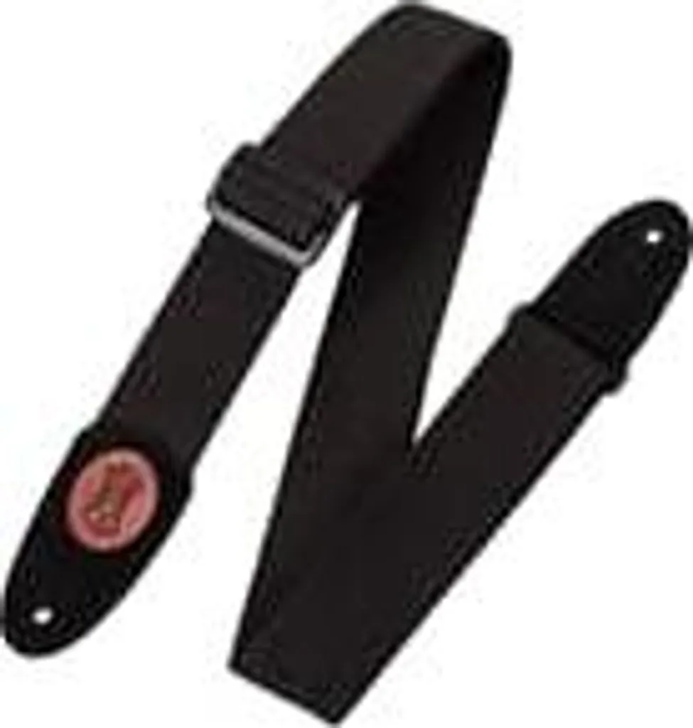 Sangle de guitare en coton noir MSSC8-BLK 2 pouces Signature Series