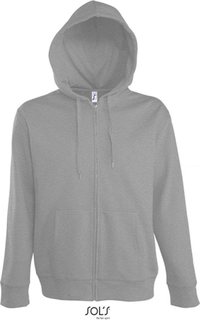 Men Hooded Zipped Jacket Seven