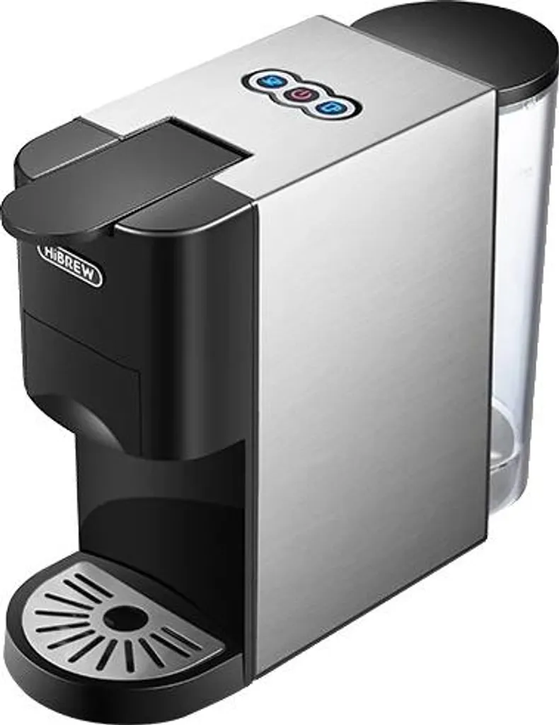 Machine à espresso H3 infusion 5 en 1 design inox finition argentée EU