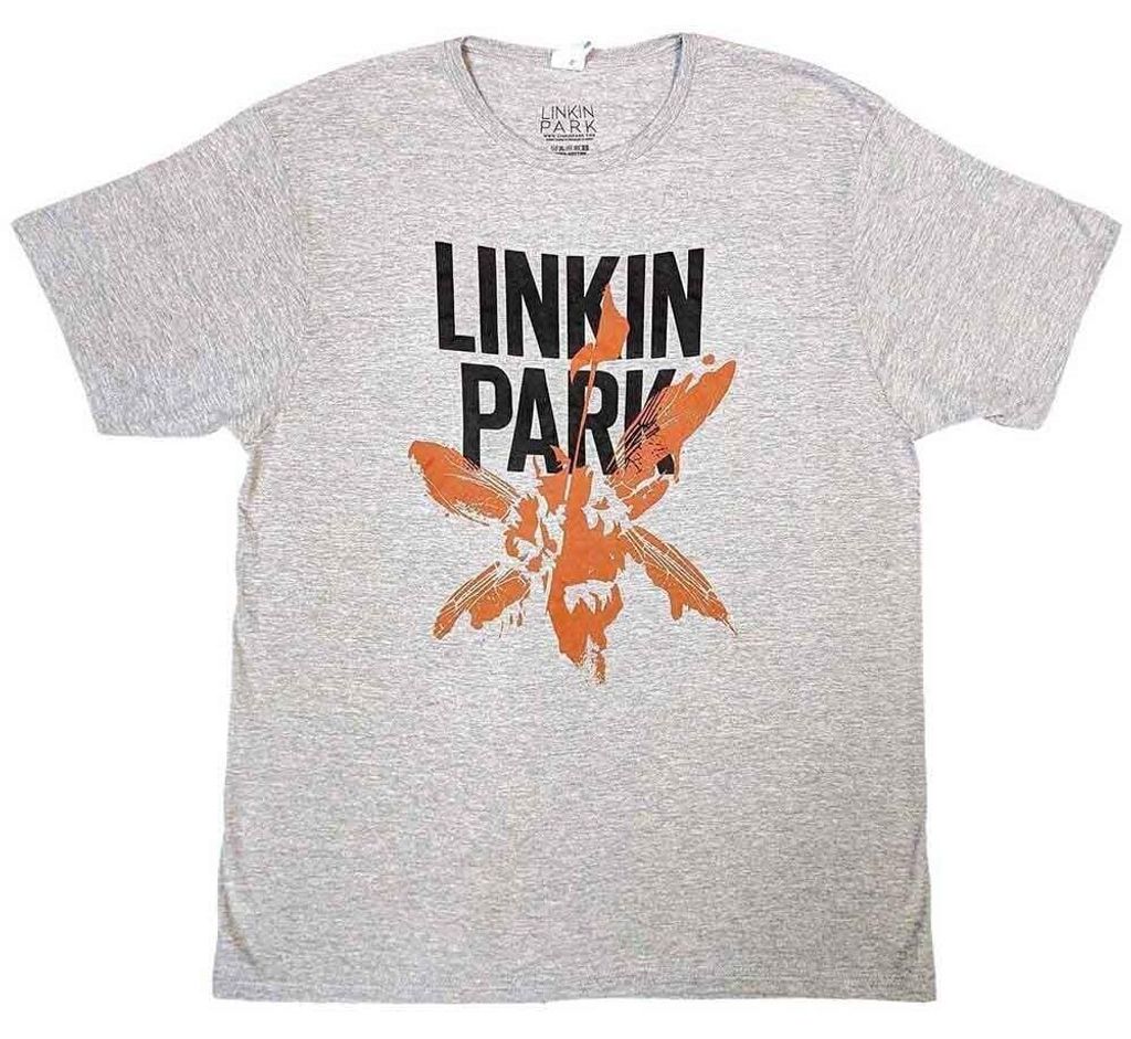 Linkin Park Soldier Icons (Back Print) Grey XL T-Shirt