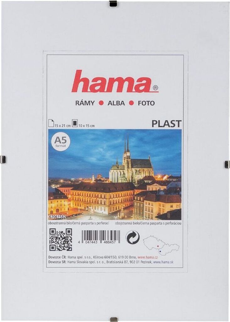 Hama clip-Fix, priehľadný plast, 15x21 cm Obrázok produktu 