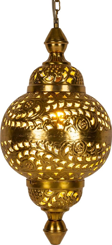 Fahda Gold Lampe à suspendre | Lampe orientale faite main Image du produit 