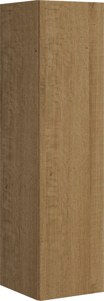 Colonne de rangement murale bois Chêne Nature 153cm pour salon