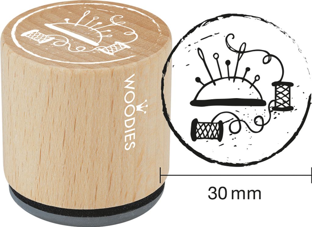 COLOP Motiv-Stempel Woodies Handmade "Nähutensilien"