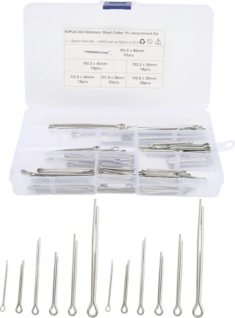 Assortimento Copiglie Inox per Restauro Auto e Moto Classiche - 2