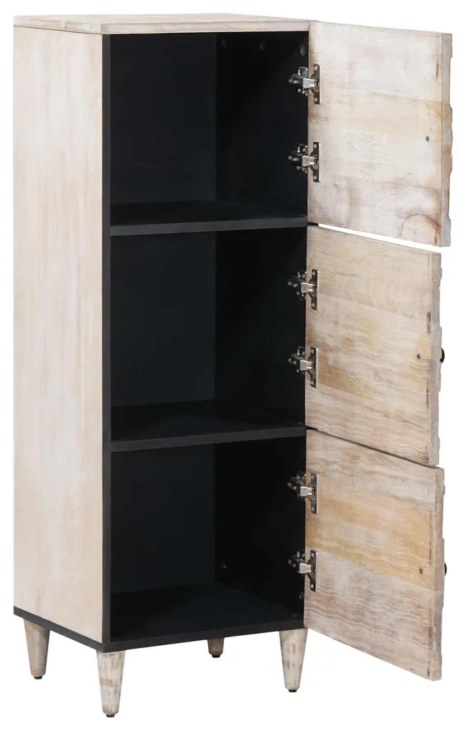 Armoire de bureau blanche en bois massif pour optimiser l'espace