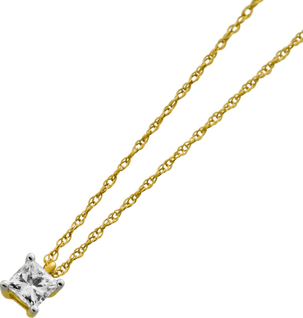 Diamant Kette 0.25ct Anhänger Gold 58514K Lab Grown Diaman Produktbild 