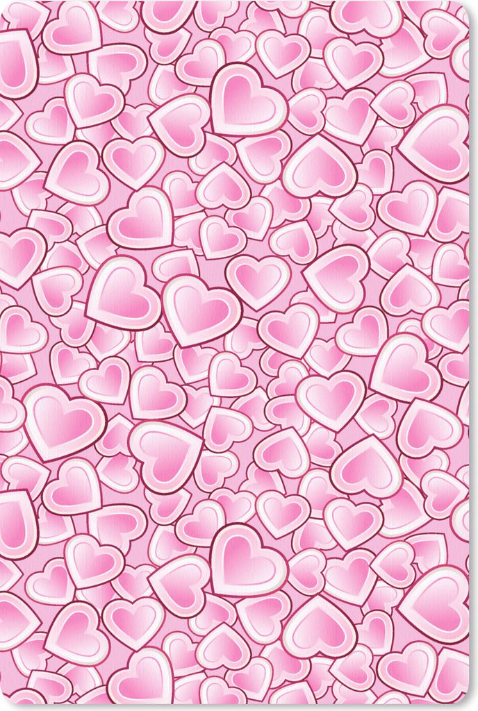 MuchoWow Mauspad Mousepad Mädchen - Herzen - Rosa - Muster - Mädchen - Kind - Kinder 40x60 cm - Mousepads - Maus Mat - Pad - Mausunterlage - Sc...