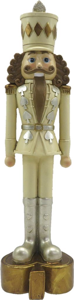 Clayre & Eef Figur Nussknacker 24 cm Beige Braun Kunststoff