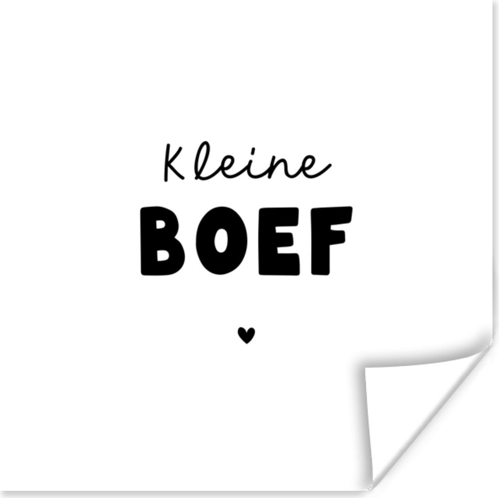 MuchoWow Poster Kinder - Zitate - Kleiner Schlingel - Sprichwörter 75x75 cm - Wand Dekoration
