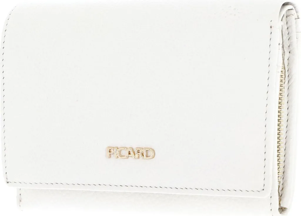 PICARD Java 1 Wallet - Portafoglio Viaggio Pelle RFID Bianco