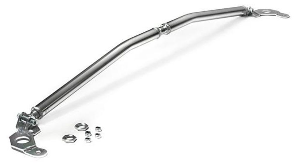 Domstrebe poliert für BMW 1er E81 E82 E87 E88 nur Benziner Aluminium