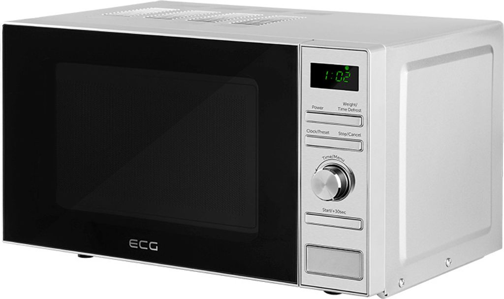 A white ECG microwave oven is shown against a white background.