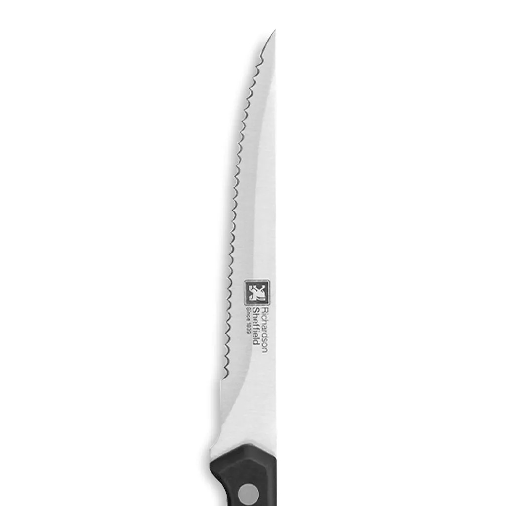 Richardson Sheffield Sabatier Trompette: Set 6 Coltelli Da Bistecca In ABS Nero - 6