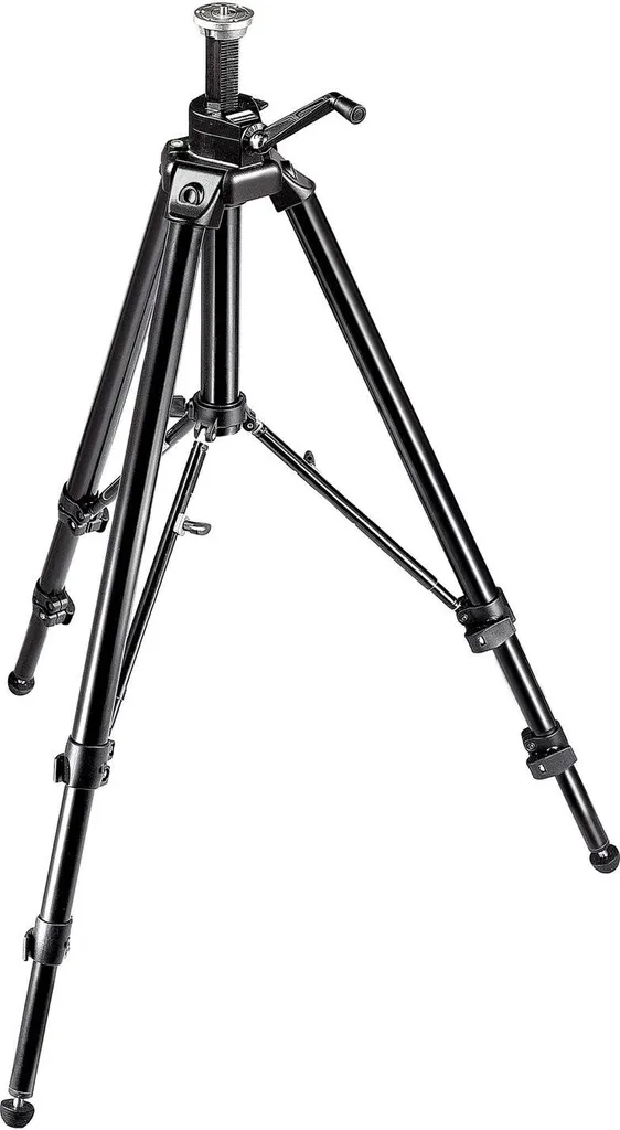 Trépied Manfrotto Pro Digital Noir en Aluminium Léger et Pieds Stables