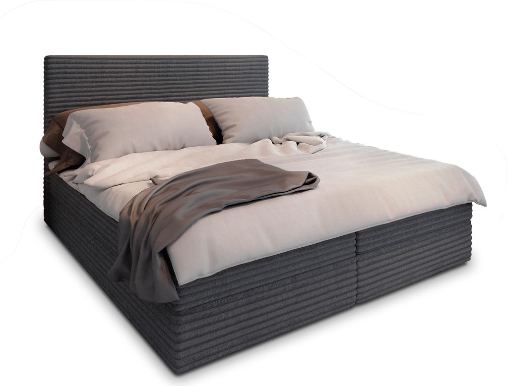 Masseno Boxspringbett PISA 160x200 cm Komplett-Set mit Produktbild 