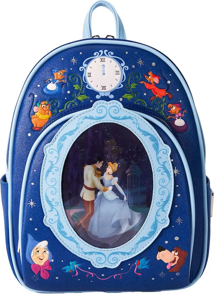 Loungefly Disney Cendrillon Sac à Dos 75ème Anniversaire Lenticulaire