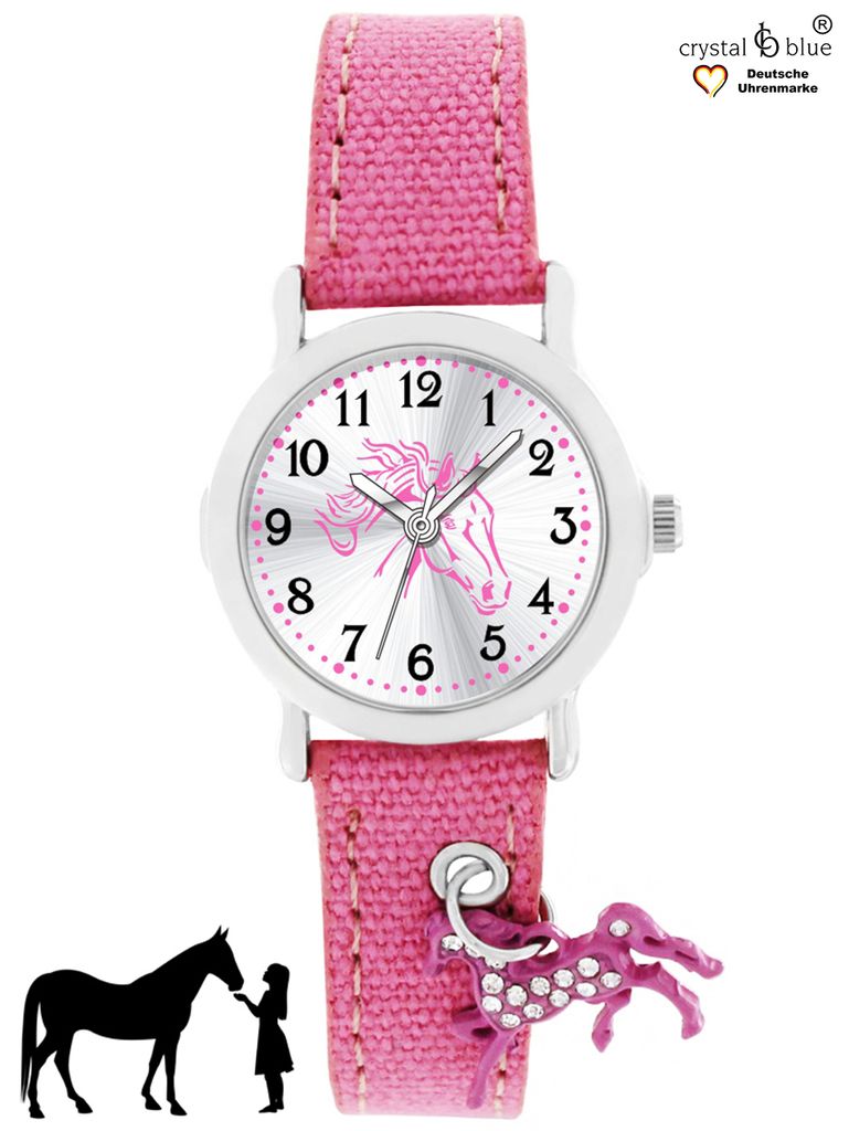 Armband Crystal Blue Uhren Damen Crystal Blue Kinder Armbanduhr