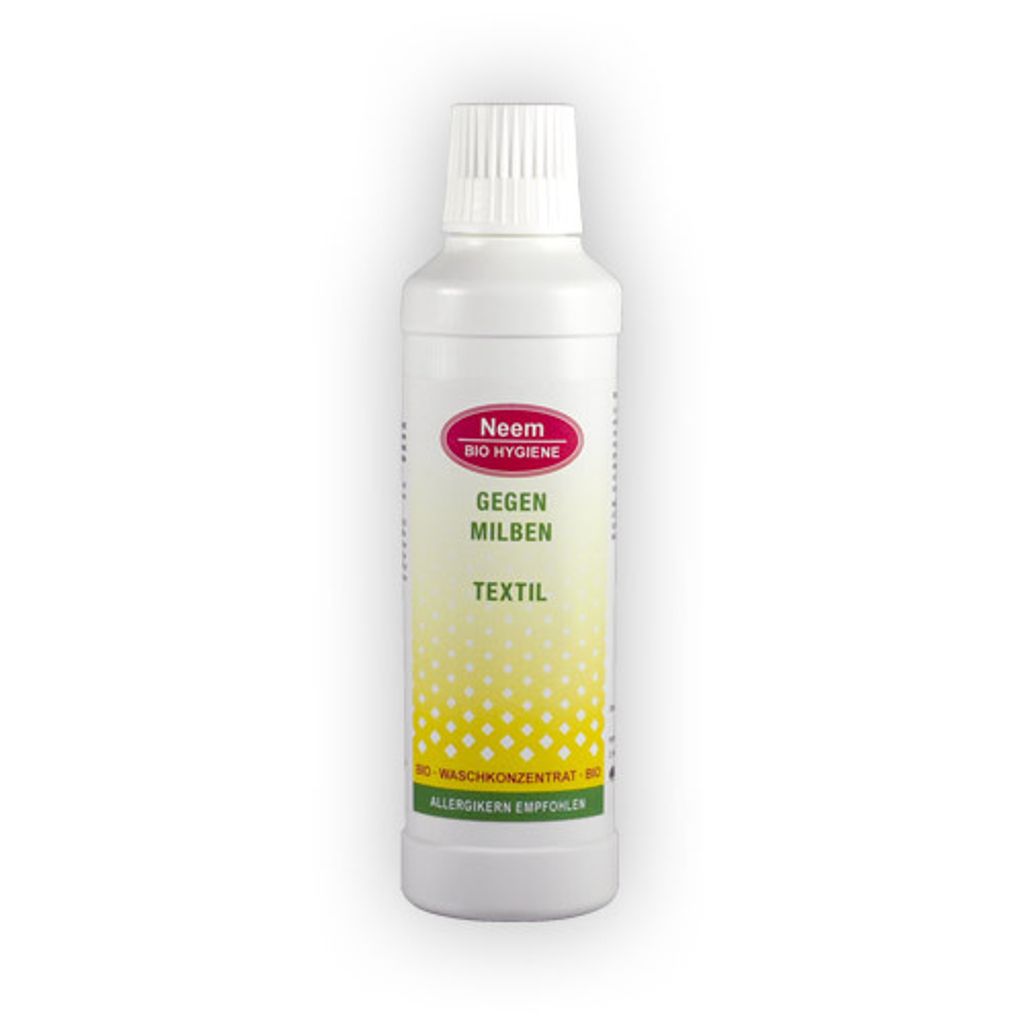 Niem Textil Bio Waschkonzentrat 250ml gegen Milbenkott und Produktbild 