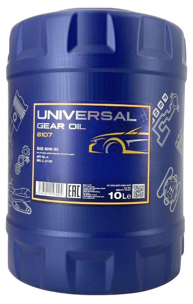 Mannol Universal Getriebeöl 80W-90 GL-4 10 Liter Produktbild 