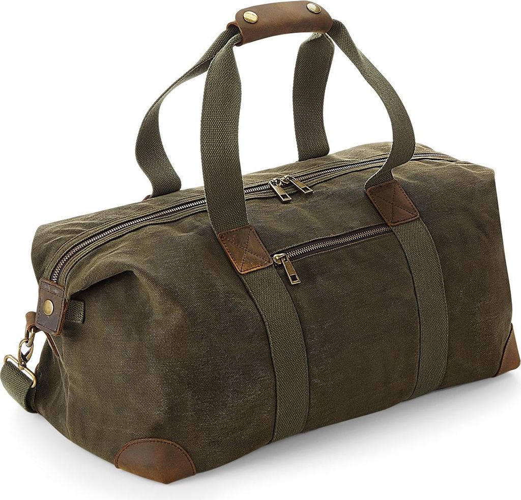 Quadra - Reisetasche "Heritage", Leder RW7081 Produktbild 