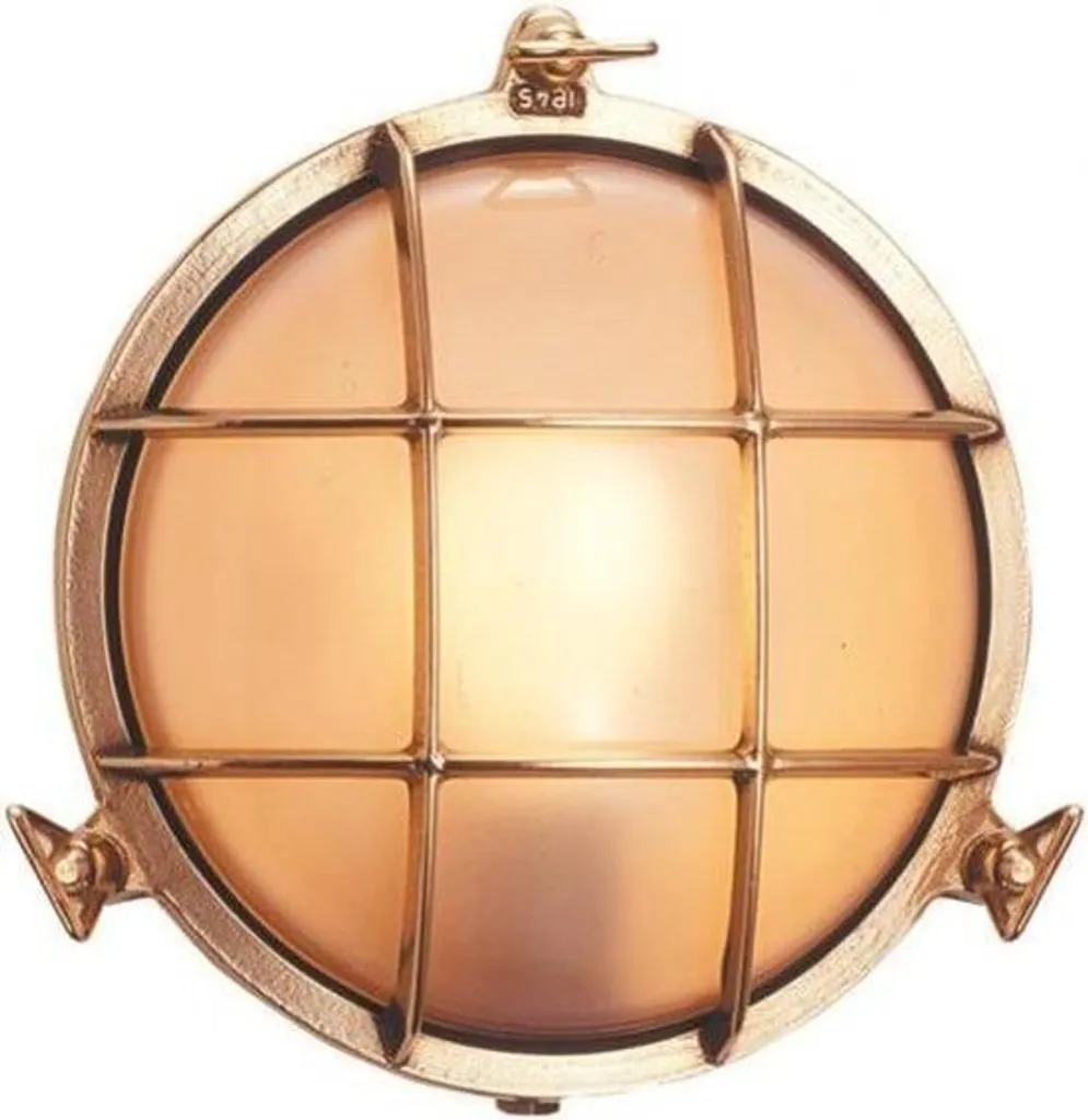 Plafonnier Laiton Ø 15,5 cm Étanche ARC Marine - Éclairage cabine durable