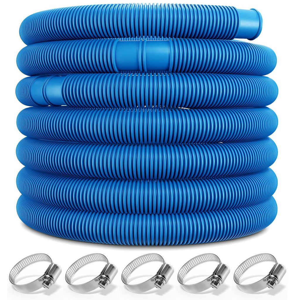 MONZANA® Poolschlauch 10m Ø 38mm flexibel mit Muffen 5x Produktbild 