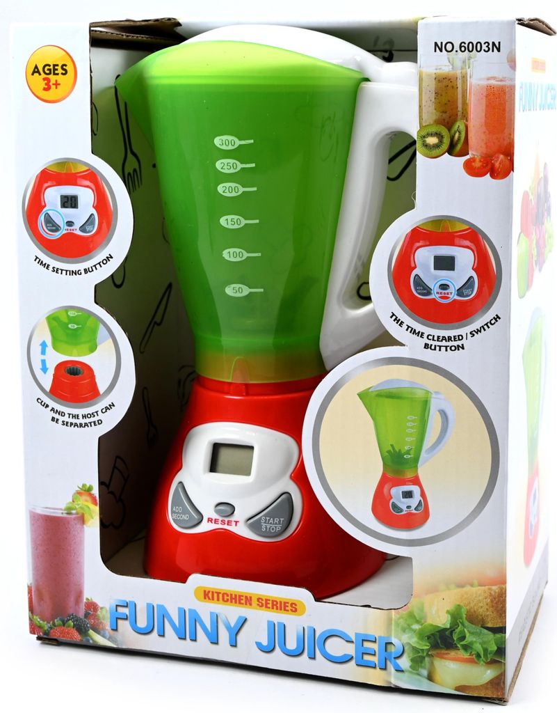 Kinder Standmixer Spielzeug Küchenmaschine Blender Batteriebetrieben Haushaltsgerät Realistisch