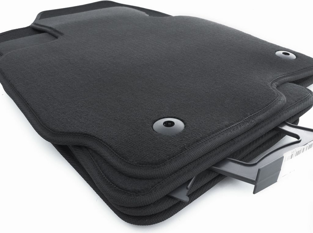Fußmatten für Mazda 2 DJ (ab 2015) Velours Automatten Matten Set in Original Qualität Schwarz 4-teilig