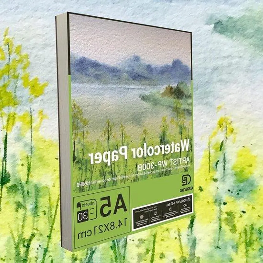 Papier aquarelle A5 coton 300g anti-gondolement pour artistes exigeants