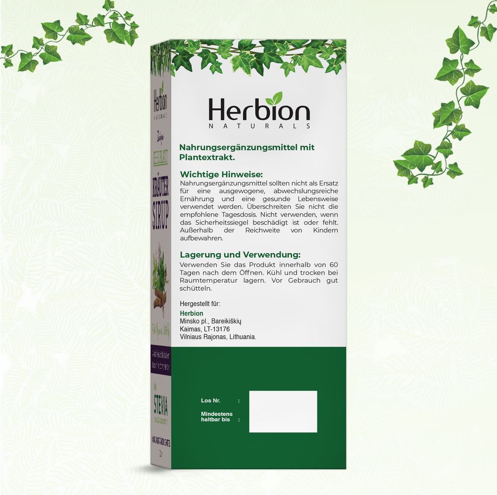 Herbion Naturals Efeublatt-Hustensaft mit Thymian und