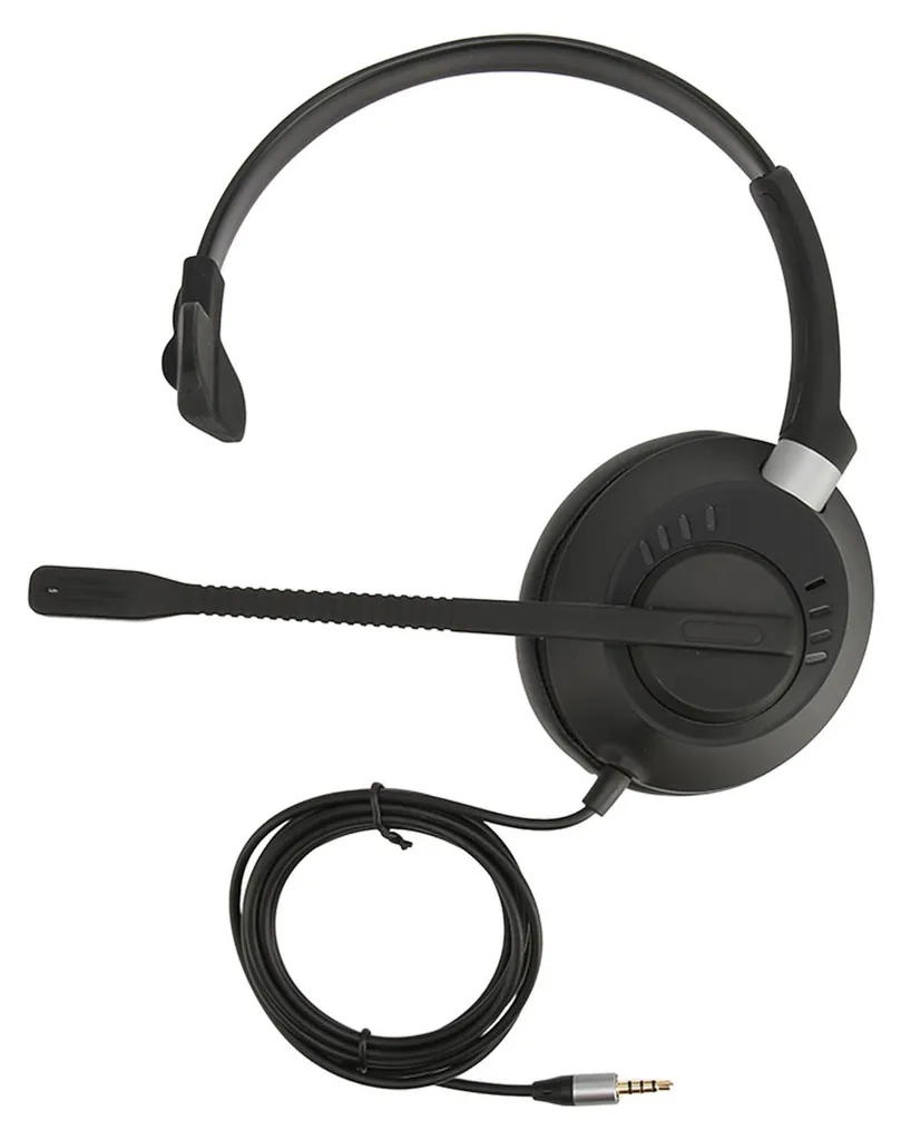 Micro-casque PC mono X6S filaire pour centre d'appels et secrétariat