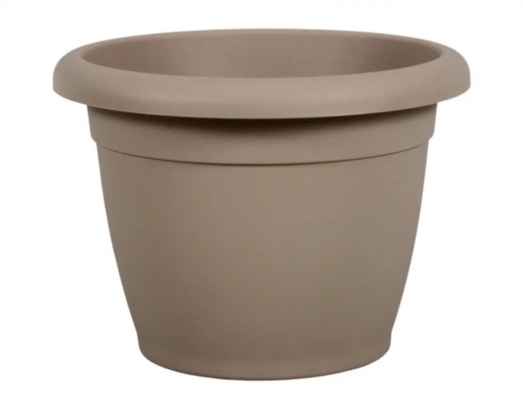 Nohel Jardin Pot de fleurs NAXOS marron gris en plastique d35x26cm